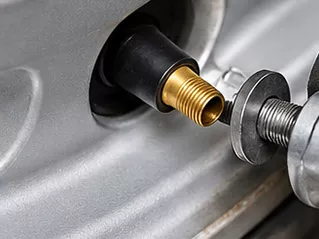 How to replace the tire valve stem