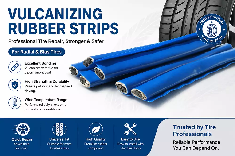 Vulcanizing Tire Repair Plug